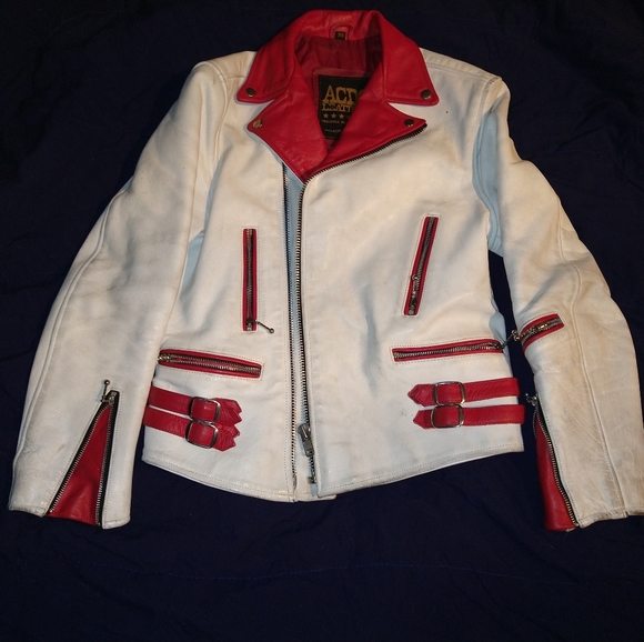 COPY - ACDC rag Leather Jacket - Picture 3 of 4